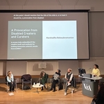 Presentation on design and disability with the title, Provocation from Disabled Creators and Curators