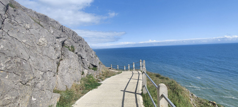 Coastal footpath