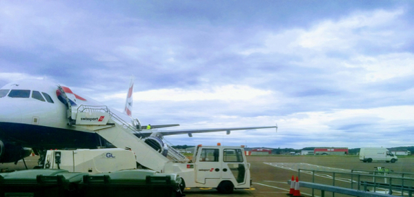 View of Aberdeen International Airport (ABZ)