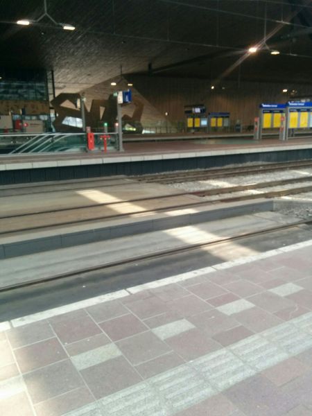 View of Rotterdam Central Station (Station Rotterdam Centraal)