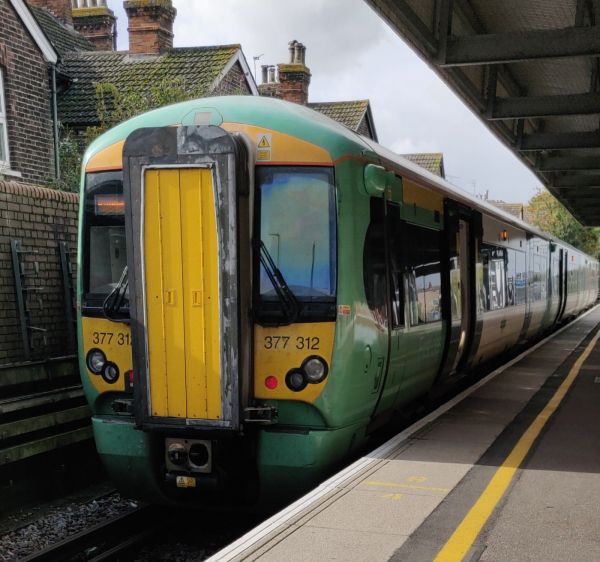 View of Tonbridge Railway Station (TON). Brighton bound