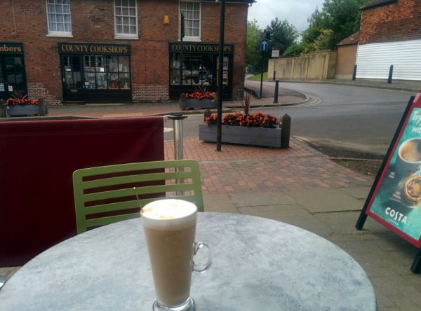 View of Costa High Street Cranbrook  Kent