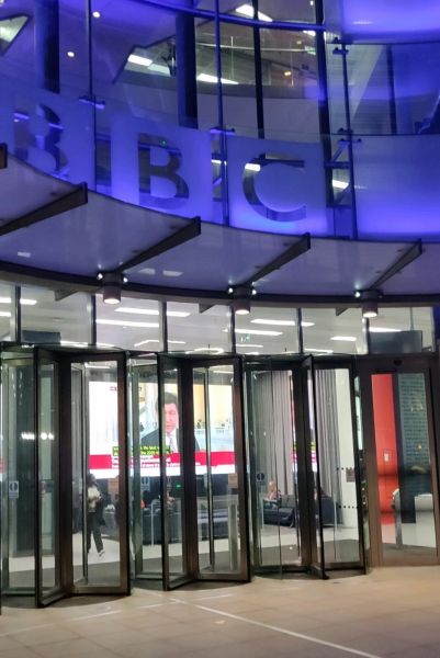 View of BBC Broadcasting House