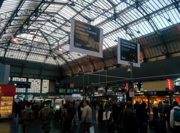 View of Paris Est Railway Station (Gare SNCF de Paris Est)