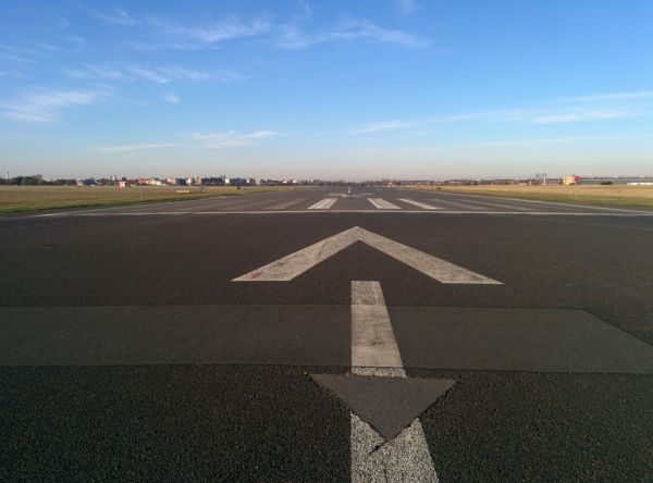 View of Tempelhofer Feld. Runway clear!