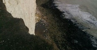 Cliff edge on the south coast of England