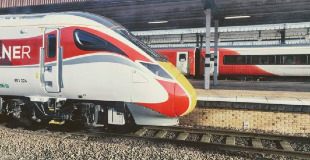 Azuma train at York station