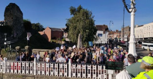 Climate protest in Tonbridge