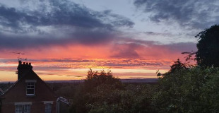 June sunset \#tonbridge