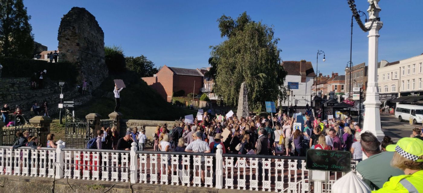 Climate protest in Tonbridge