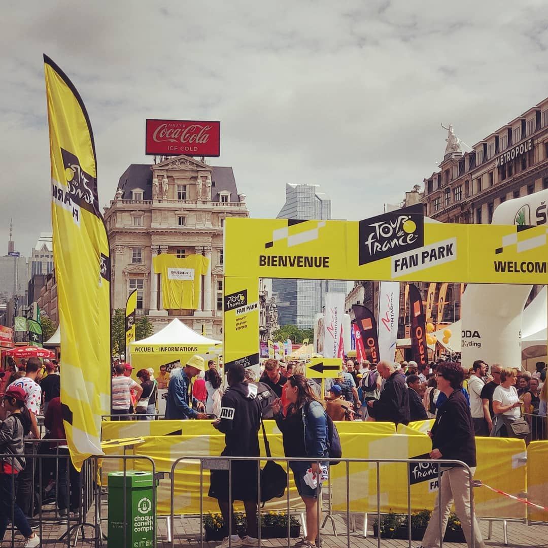 Le Tour Brussels fan zone